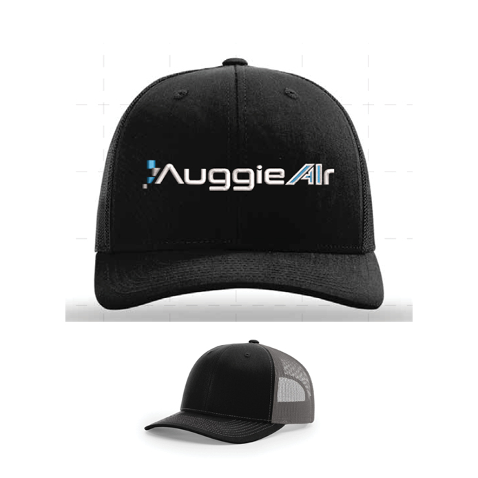 Black and Grey Auggie Cap