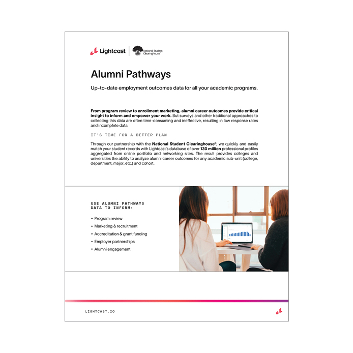 Flyer - Alumni Pathways