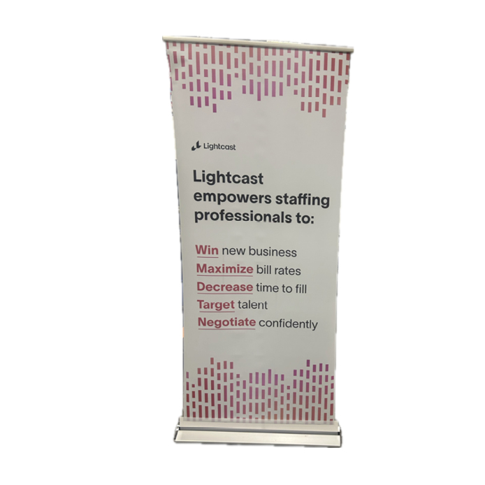 Retractable Banner - Lightcast Empowers