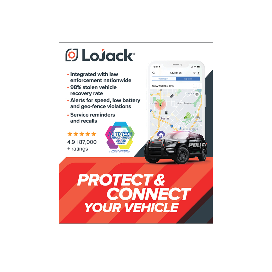 LoJack Window Clings