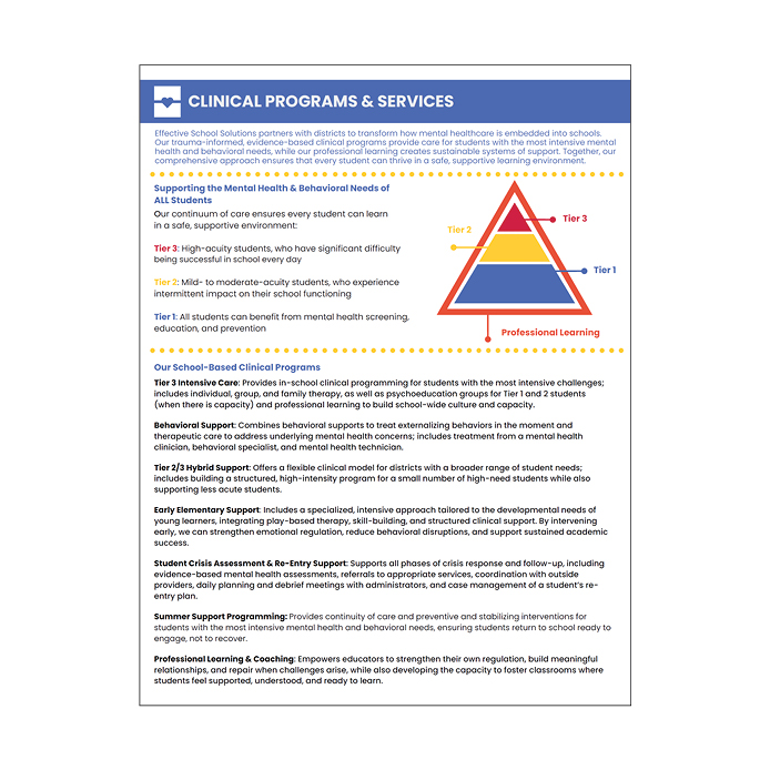 Flyer - Clinical Services National