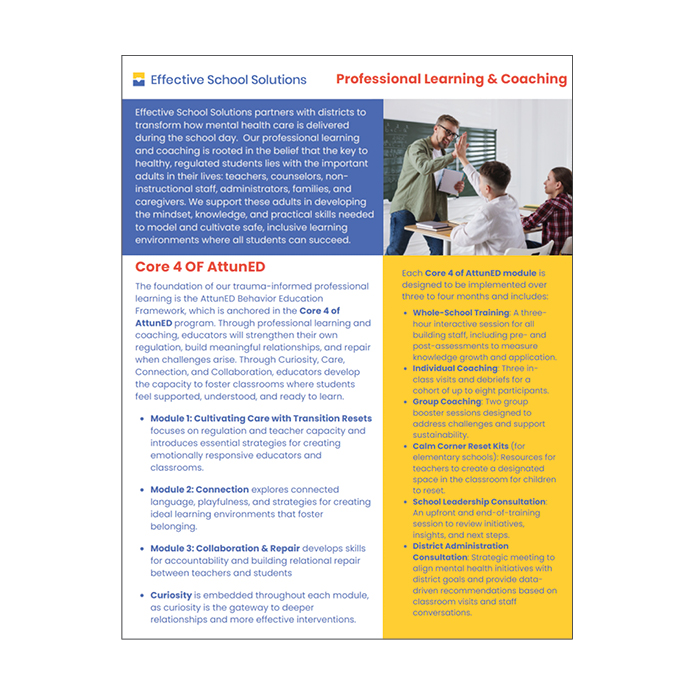 Flyer - Core4 of AttunED