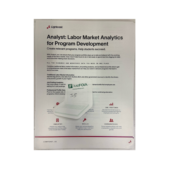 Flyer - Analyst:  Labor Market