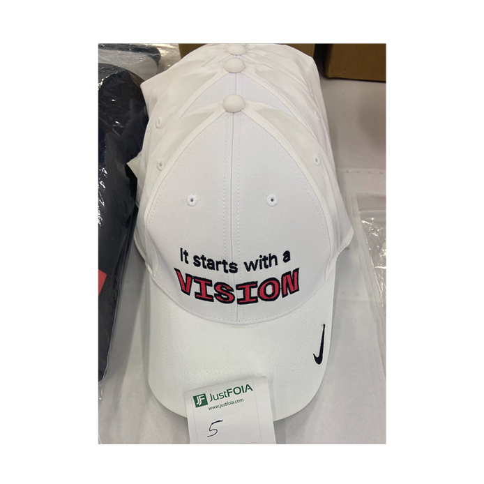 Hat - White Nike - Vision