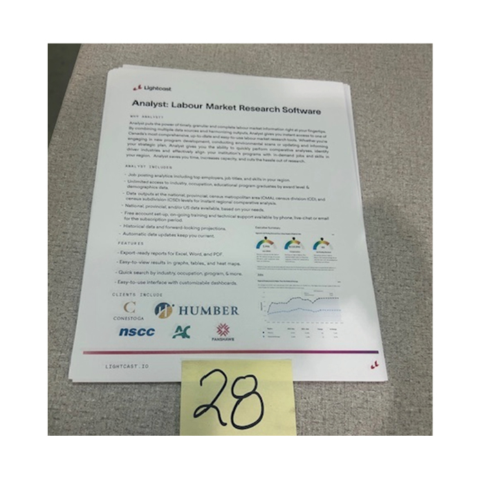 Flyer - Analyst Labour Mkt Research