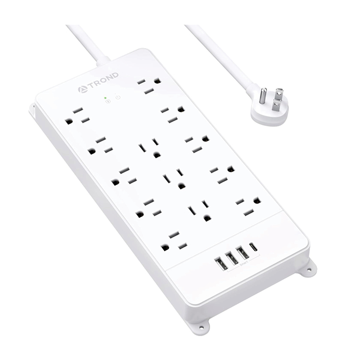 Trond Surge Protector with USB Charger - 5 ft